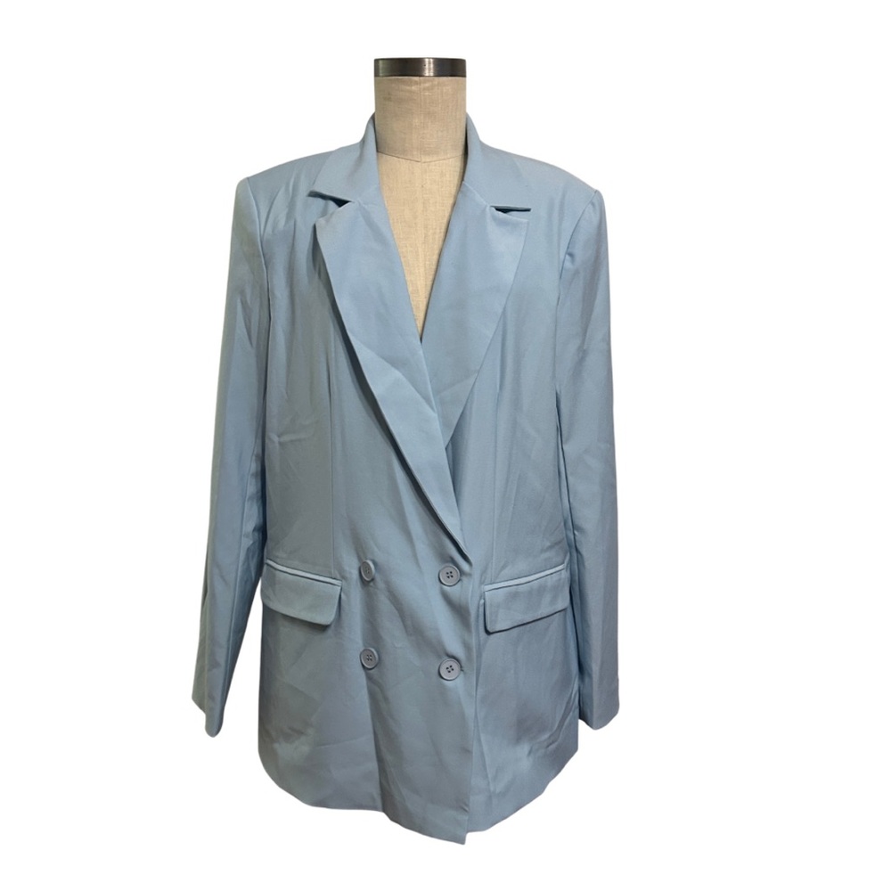 Nasty Gal light blue blazer - size 6